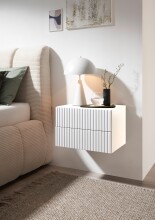 Nachtkommode >TABONI< Wandmontage, 2 Schubladen,...