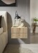 Nachtkommode >TABONI< Wandmontage, 2 Schubladen, Artisan Eiche Dekor - 42x28x30cm (BxHxT)
