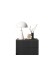 Nachtkommode >TABONI< 2 Schubladen, Wandmontage, Graphit - 42x28x30cm (BxHxT)