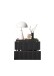 Nachtkommode >TABONI< 2 Schubladen, Wandmontage, Graphit - 42x28x30cm (BxHxT)