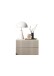 Nachtkommode >TABONI< 2 Schubladen, Wandmontage, Kaschmir - 42x28x30cm (BxHxT)