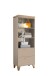 Regal >HILDA< 2 Schübe, Kaschmir / Mauvella Oak Dekor - 60x163,1x38cm (BxHxT)