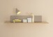 Wandboard >HILDA< in Kaschmir / Mauvella Oak Dekor - 120x20x19cm (BxHxT)