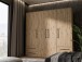 Drehtürenschrank >MOKKARIS< in Artisan Eiche Dekor - 205,9x200,1x58,8cm (BxHxT)