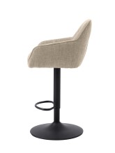 Barhocker >Avola< (2er-Set) in leinen-beige - 52x113,5x53 (BxHxT)