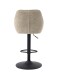 Barhocker >Avola< (2er-Set) in leinen-beige - 52x113,5x53 (BxHxT)