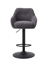 Barhocker >Avola< (2er-Set) in graphit - 52x113,5x53 (BxHxT)
