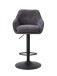 Barhocker >Avola< (2er-Set) in graphit - 52x113,5x53 (BxHxT)