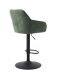 Barhocker >Avola< (2er-Set) in waldgrün - 52x113,5x53 (BxHxT)