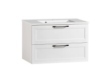 Badezimmer-Set >Lyon< (2-tlg.) in weiß - 80x195x47cm (BxHxT)