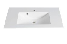 Badezimmer-Set >Lyon< (2-tlg.) in weiß - 80x195x47cm (BxHxT)