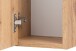Badezimmer-Set >Lyon< (2-tlg.) in Kaschmir, Wotaneiche-Dekor - 80x195x47 (BxHxT)