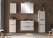 Badezimmer-Set >Lyon< (2-tlg.) in Kaschmir, Wotaneiche-Dekor - 80x195x47 (BxHxT)