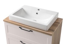 Badezimmer-Set >Lyon< (2-tlg.) in Kaschmir, Wotaneiche - 80x195x47cm (BxHxT)