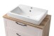 Badezimmer-Set >Lyon< (2-tlg.) in Kaschmir, Wotaneiche - 80x195x47cm (BxHxT)