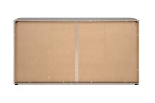 Sideboard >Cento< in anthrazit / Dekor Artisan Oak - 162x83x34,5cm (BxHxT)