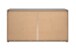 Sideboard >Cento< in anthrazit / Dekor Artisan Oak - 162x83x34,5cm (BxHxT)