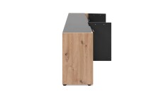 Lowboard >Cento< in anthrazit / Dekor Artisan Oak - 198x61x34,5cm (BxHxT)