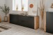 Lowboard >Cento< in anthrazit / Dekor Artisan Oak - 198x61x34,5cm (BxHxT)