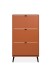 Schuhkipper >Vigo< in Terrakotta - 70x125x24cm (BxHxT)