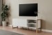 Lowboard >Denver< in weiß / Dekor Artisan Oak - 160x55x40cm (BxHxT)
