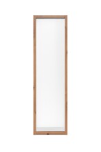 Highboard >Denver< in weiß / Dekor Artisan Oak - 120x139x40cm (BxHxT)
