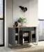 Sideboard >Kandoo< in Anthrazit / Evoke Oak Dekor - 135x89x38 (BxHxT)