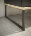 Sideboard >Kandoo< in Anthrazit / Evoke Oak Dekor - 225x89x38 (BxHxT)