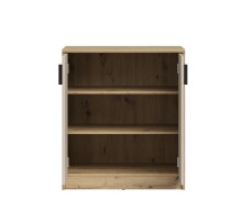 Kommode >Nelly< in Artisan Eiche Dekor / Cashmere - 74x86x50cm (BxHxT)