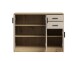Kommode >Nelly< in Artisan Eiche Dekor / Cashmere - 109x86x50cm (BxHxT)