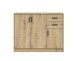 Kommode >Nelly< in Artisan Eiche Dekor - 109x86x50cm (BxHxT)