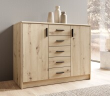 Kommode >Nelly< in Artisan Eiche Dekor -...