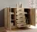 Kommode >Nelly< in Artisan Eiche Dekor - 109x86x50cm (BxHxT)