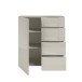 Kommode >Santorin< in Kaschmir - 90x99x40cm (BxHxT)