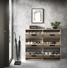 Schuhkipper >Sam< ca. 12 Paar Schuhe, in Kaschmir - 116x103x17cm (BxHxT)