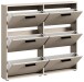 Schuhkipper >Sam< ca. 12 Paar Schuhe, in Kaschmir - 116x103x17cm (BxHxT)