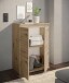 Kommode >Brest< 2 Türen, in Artisan Dekor - 60x84x35cm (BxHxT)