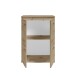 Kommode >Brest< 2 Türen, in Artisan Dekor - 60x84x35cm (BxHxT)