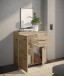 Kommode >Brest< 2 Türen, 2 Schübe, Artisan Dekor - 60x84x35cm (BxHxT)