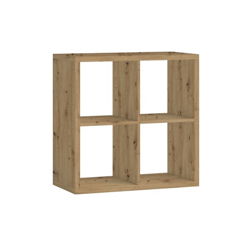 Raumteiler >Style< 4 Fächer, Artisan Eiche Dekor - 77x77x38cm (BxHxT)