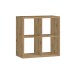 Raumteiler >Style< 4 Fächer, Artisan Eiche Dekor - 77x77x38cm (BxHxT)