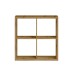 Raumteiler >Style< 4 Fächer, Artisan Eiche Dekor - 77x77x38cm (BxHxT)