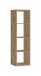 Raumteiler >Style< 4 Fächer, in Artisan Eiche Dekor - 41x147x38cm (BxHxT)