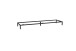 Untergestell >Santorin< in schwarz, metall - 135x13x38cm (BxHxT)