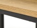Satztisch >CESURA< (2er Set) Eiche-Dekor, schwarz - 40/45/40 cm und 60/50/60 cm (B/H/T)