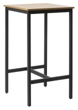 Bartisch >CESURA< in Eiche-Dekor, schwarz -...