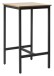 Bartisch >CESURA< in Eiche-Dekor, schwarz - 60x105x60 (BxHxT)
