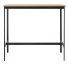 Bartisch >CESURA< in Eiche-Dekor, schwarz - 60x105x120 (BxHxT)