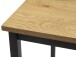 Bartisch >CESURA< in Eiche-Dekor, schwarz - 60x105x120 (BxHxT)