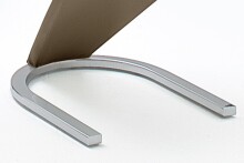 Freischwinger >Pupik II< in braun - 45x102x62cm...